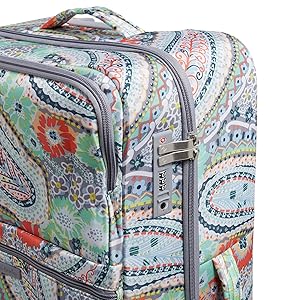 Vera Bradley ペイズリー柄 キャリーケース Amazon.com: Vera Bradley Women's Hardside Rolling Suitcase